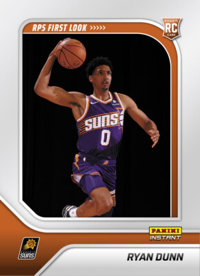 2024-25 Panini Instant Ryan Dunn ROOKIE CARD RPS FIRST LOOK SP