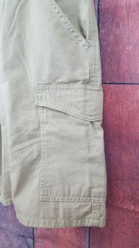 EUC Polo Jeans Co. Mens Flat Front Cargo Shorts Size 34 Green - Picture 7 of 12