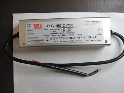 ELG-150-C1750  MEAN WELL  POWER SUPPLY