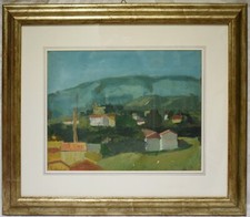 Painting Picture DIPINTO Olio su cartone telato anni '50