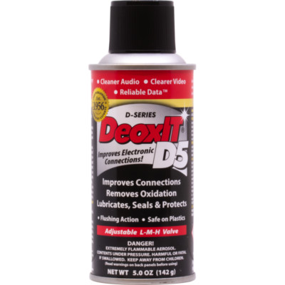 DeoxIT , Caig, D5 Spray, Low-Medium-High Spray