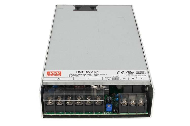 Alimentatore MeanWell CV Trasformatore RSP-500-24 500W 24V 21A