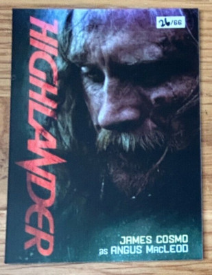 HIGHLANDER FILMER ERWEITERUNGSSET: CAST (CHARAKTER) KARTE CC8 JAMES COSMO AS ANGUS