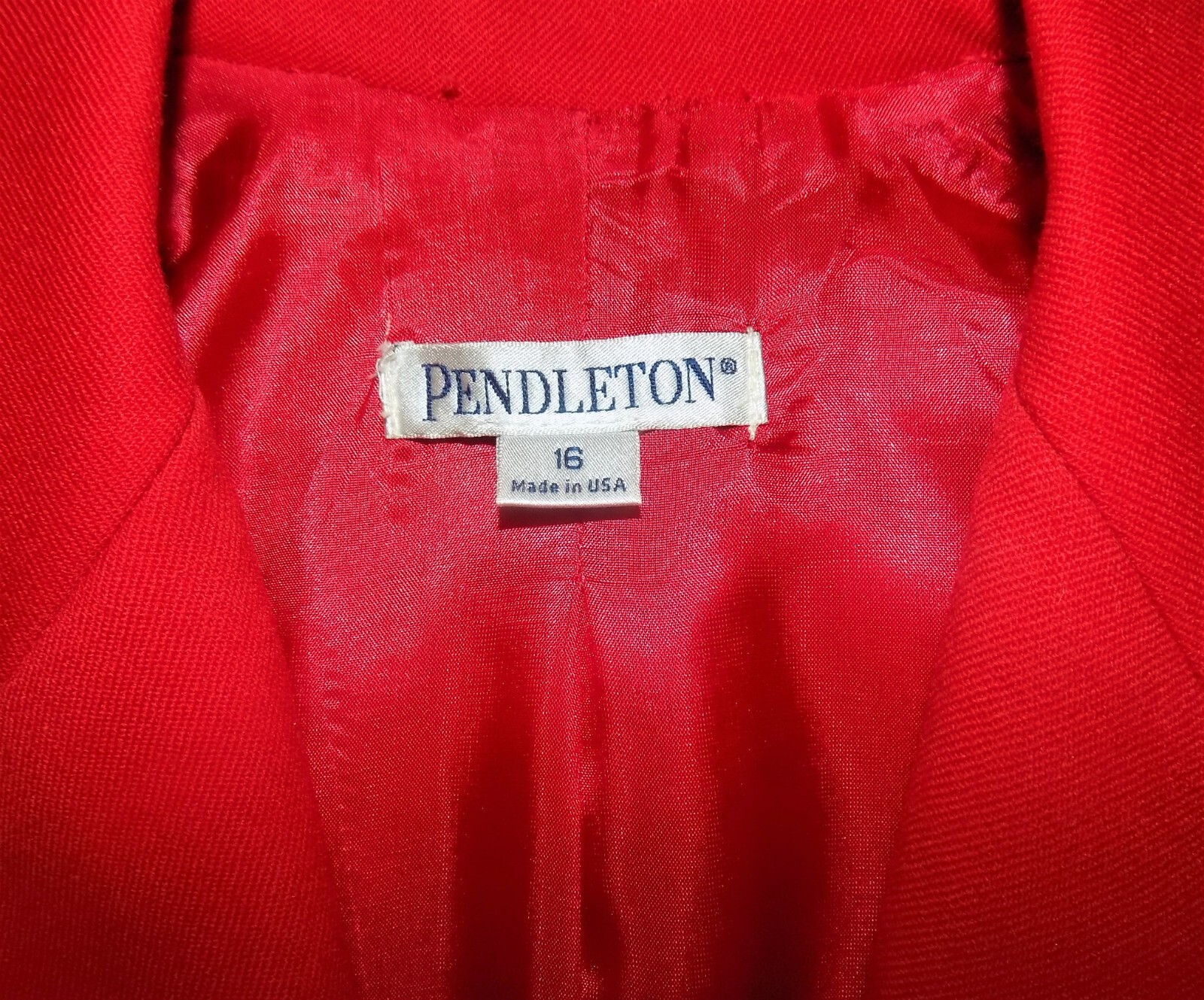 Pendleton Blazer Jacket Wool 2-Button Peaked Coll… - image 7