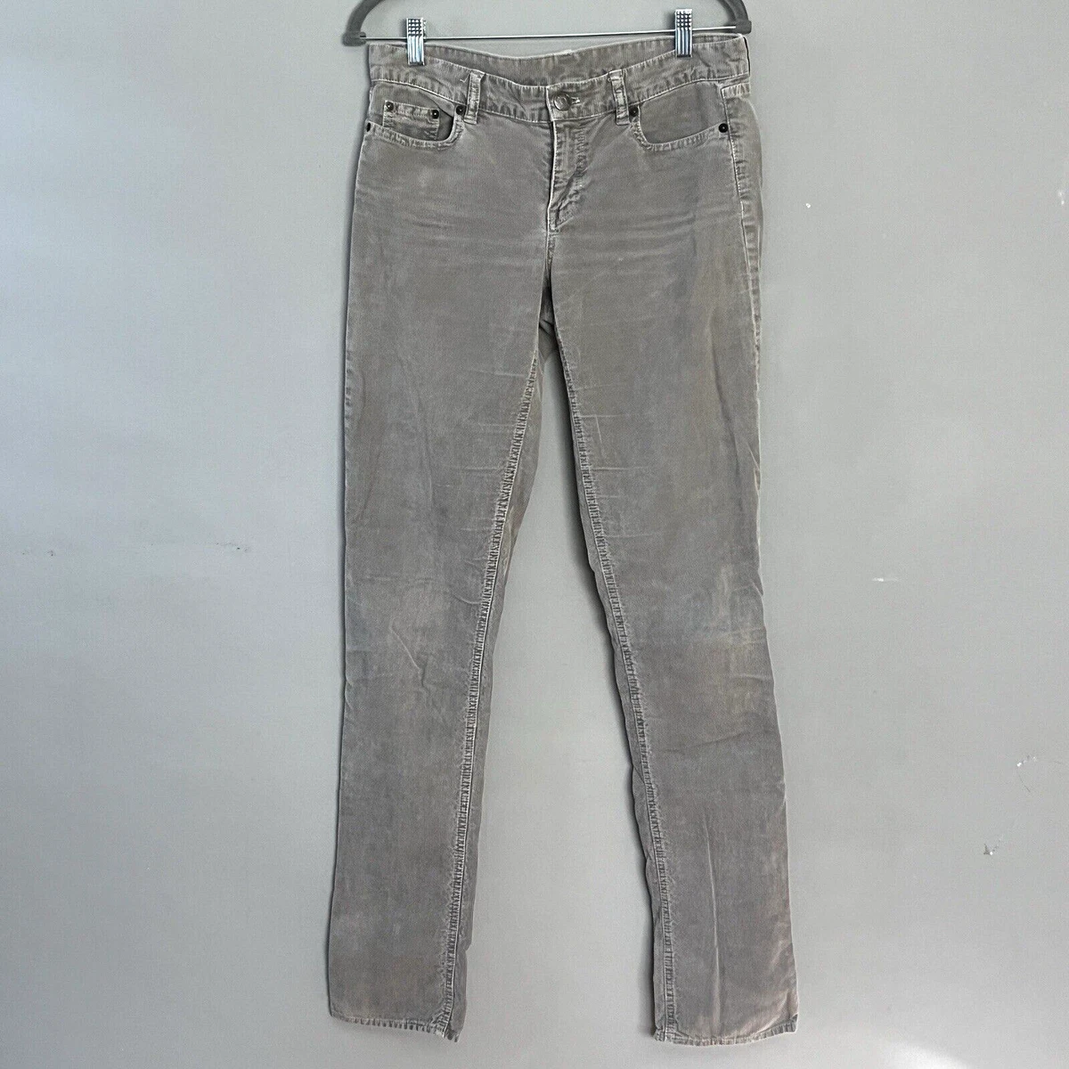 Pantalon Tailleur Femme J.Crew En Laine - Gris - Taille 6 - Longueur 30 Pouces - Occasion Très Bon état