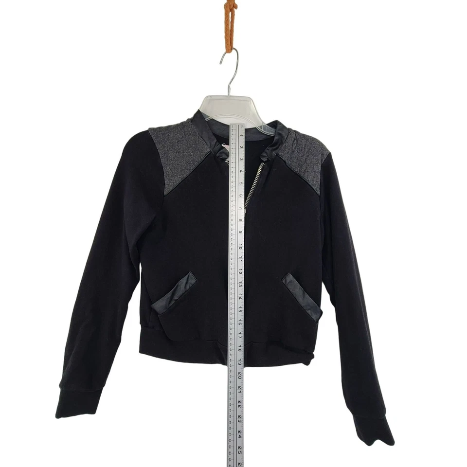 Beach Bunny Women’s Jacket Size S Black Front Zip Long Sleeve Pockets Athleisure - Image 4 of 4