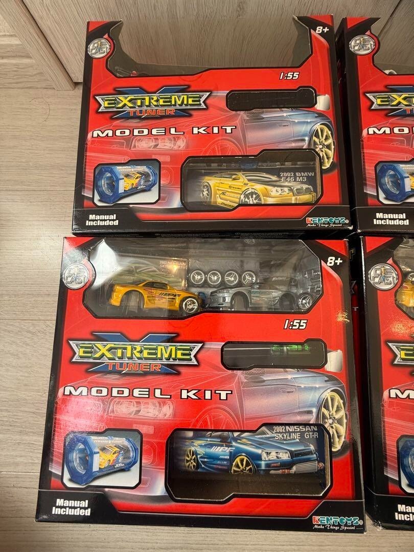 ミニカー KENTOYS EXTREME tuner 1/55 Kentoys Extreme Tuner Model Kit 1/55 Mini Car 8+ Age With Box From