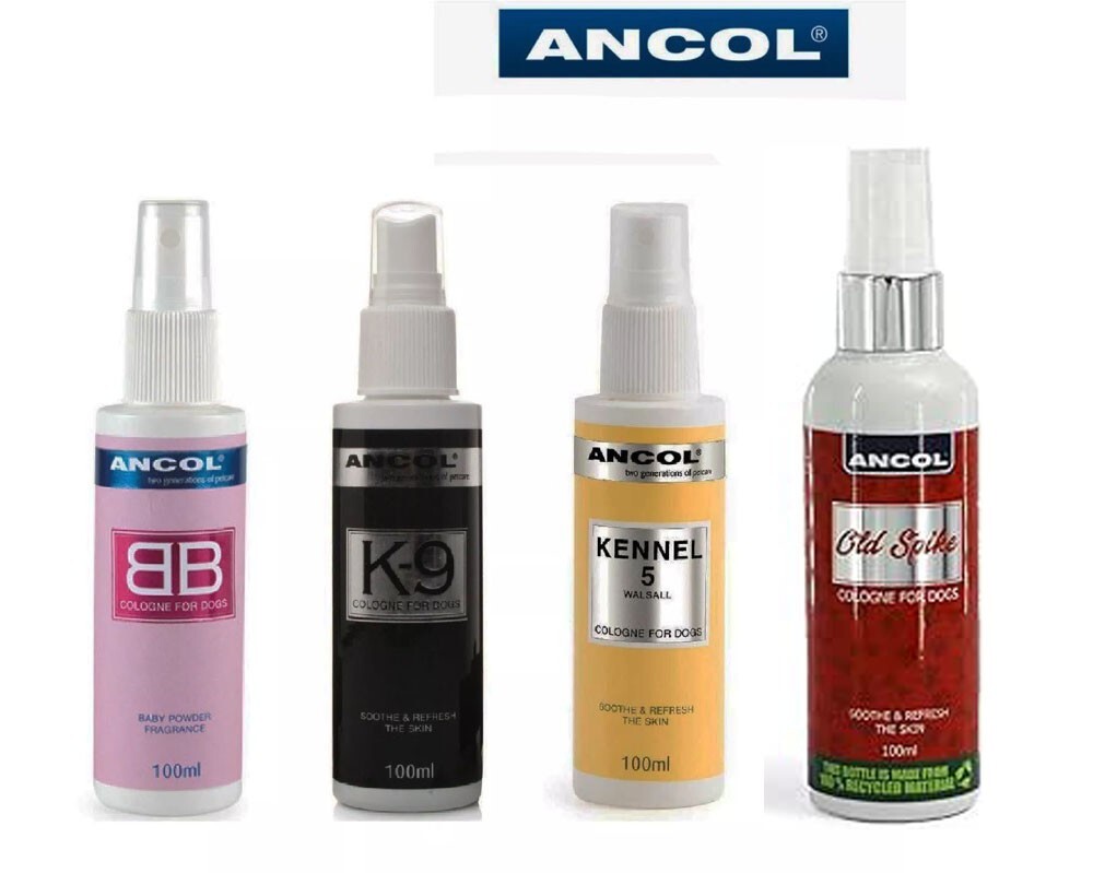 Ancol Dog Puppy Cologne Perfume Deodorant Spray baby powder