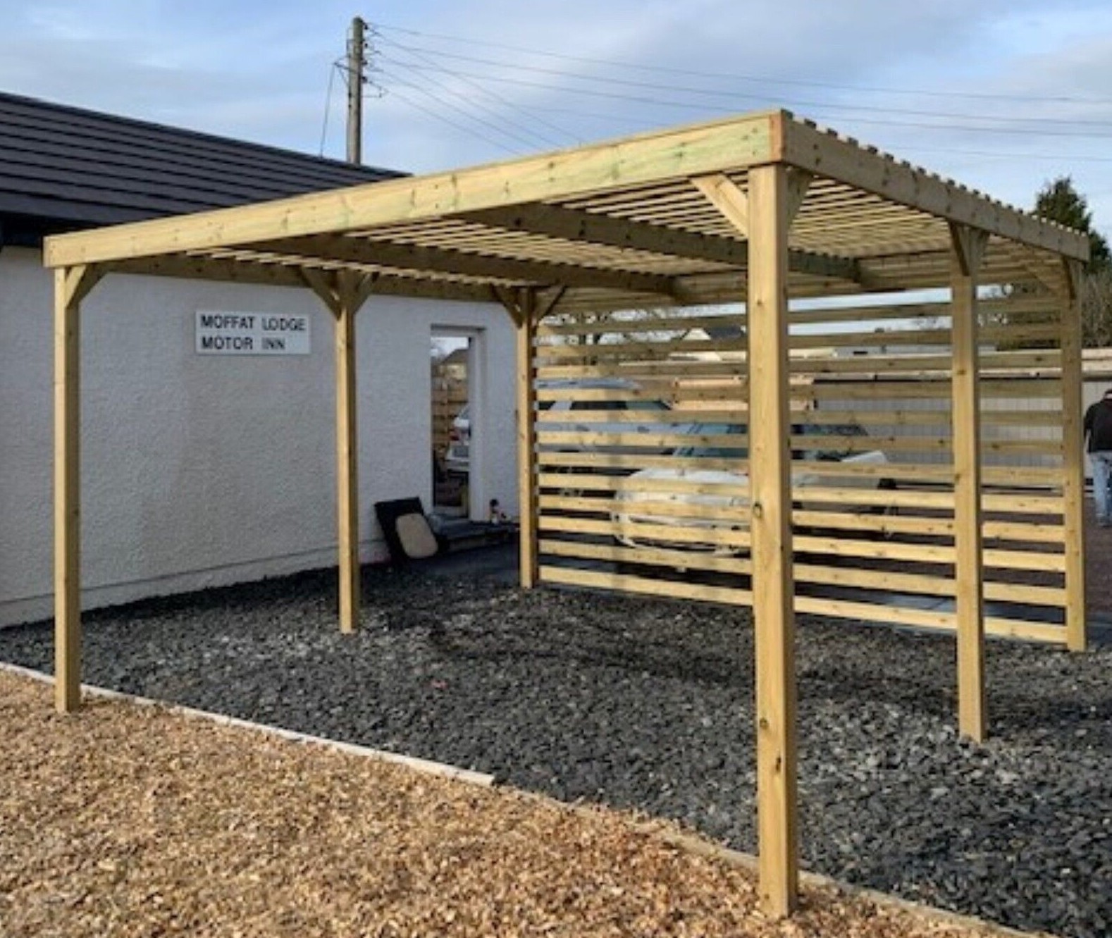Garden Wooden Gazebo Pergola Kit - Roof And Shade Panels - Shade - 2.4m ...