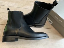 Ladies GANT FAYE Leather CHELSEA BOOTS (uk3) WORN ONCE