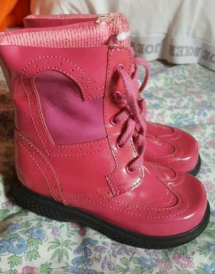 pink high top boots