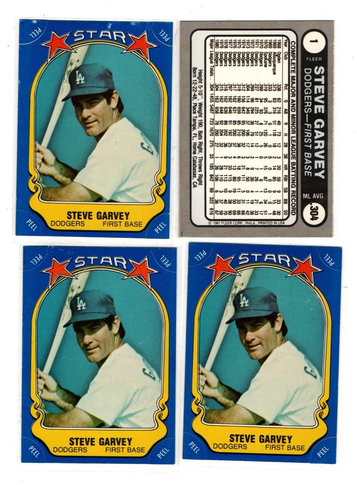 1981 Fleer Star Stickers Baseball Cards Complete Your Set U Pick From List 1-128 - Image 2 of 2