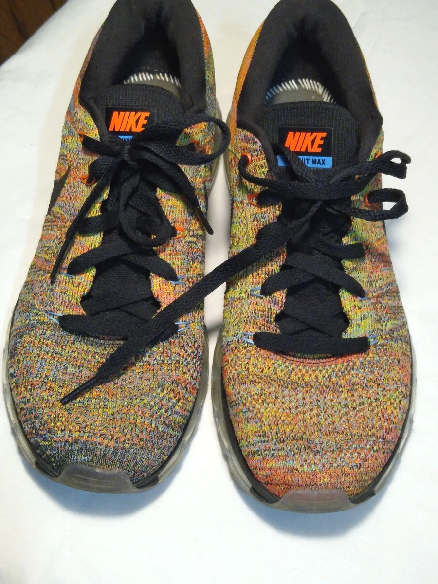 Nike Flyknit Air Max Multi-Color Chalk Blue Hyper Orange (Women's)