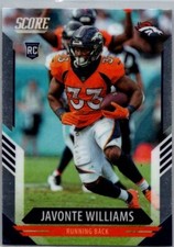 2021 Panini Chronicles #419 Javonte Williams Score Update Rookies Silver