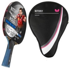 1x Timo Boll Black 85031 Tischtennisschläger + Tischtennishülle Drive Case