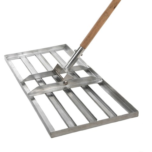 Rasenrakel Rakel zum Sanden Levelingrake Flächenebner Leveler / Stiel
