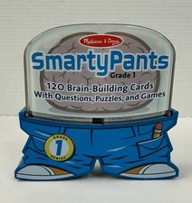Smarty Pants Grade 1 Genius Melissa  Doug 120 Brain Building Cards with case 