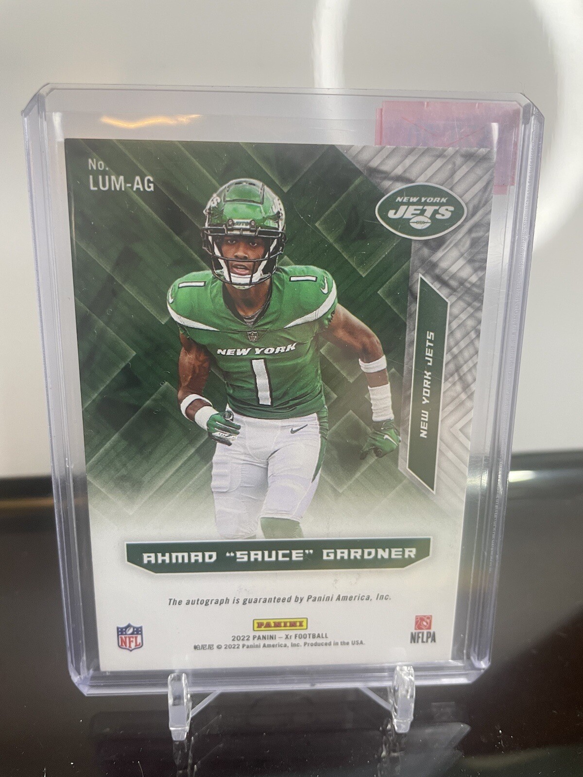 Ahmad Sauce Gardner 2022 XR Luminous Endorsements Rookie Auto /49 NY