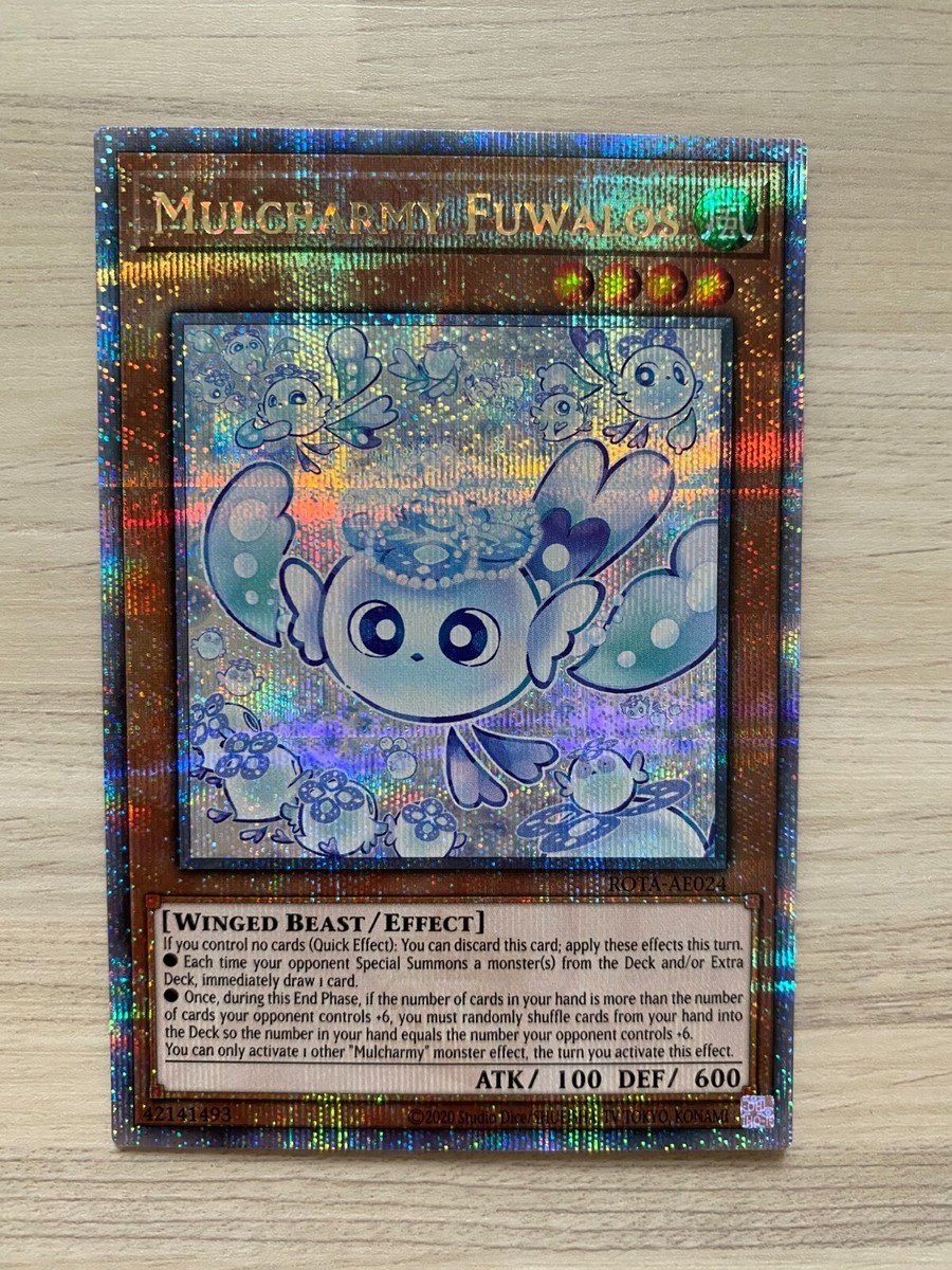 YuGiOh ROTA-AE024 Quarter Century Secret Rare Mulcharmy YuGiOh ROTA-AE024 Quarter Century Secret Rare Mulcharmy