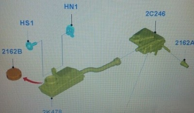 Genuine Ford Brake Master Cylinder Expansion Reservoir 1901455 for  