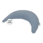 Theraline Bambusmond Nacken- & Kuschelkissen Bamboo Melange blau-grau