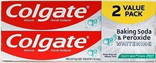 Colgate Baking Soda Peroxide Whitening Toothpaste 12 oz Frosty Mint Flavor 1.02 per gallon