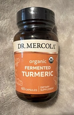 Dr. Mercola Organic Fermented Turmeric Dietary Supplement Capsules 60 ct