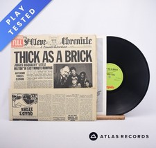Jethro Tull Thick As A Brick Newspaper Sleeve LP Album Vinyl Record - VG+/EX