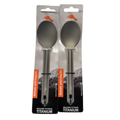 Toaks Titanium Ultralight Spoon, 2-Pack