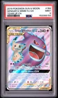 2019 Pokemon Sun & Moon Team Up Gengar & Mimikyu GX Tag Team Fa PSA 9 #164