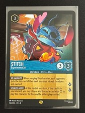 Disney Lorcana Reign of Jafar Stitch Experiment 626 Legendary Rare Card 166/204