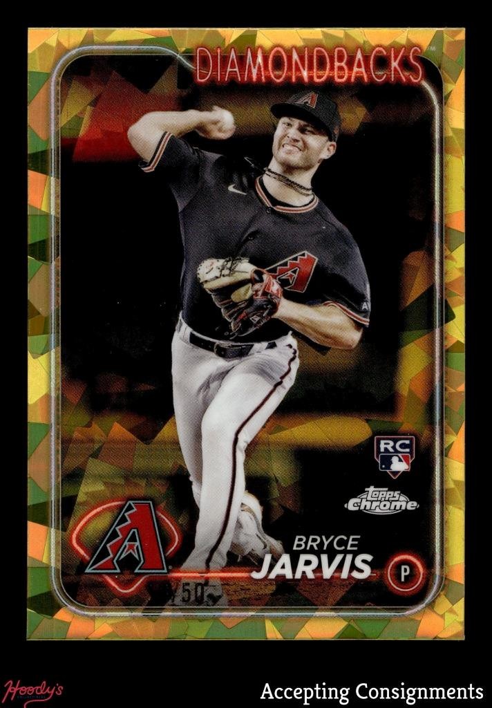 2024 Topps Chrome Sapphire Gold Refractors #363 Bryce Jarvis RC Rookie 16/50