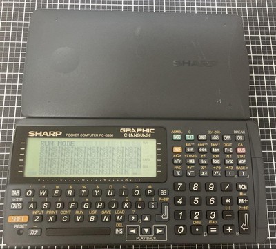 SHARP Pocket Computer PC-G850V Discontinued Function Calculator Vintage Rare