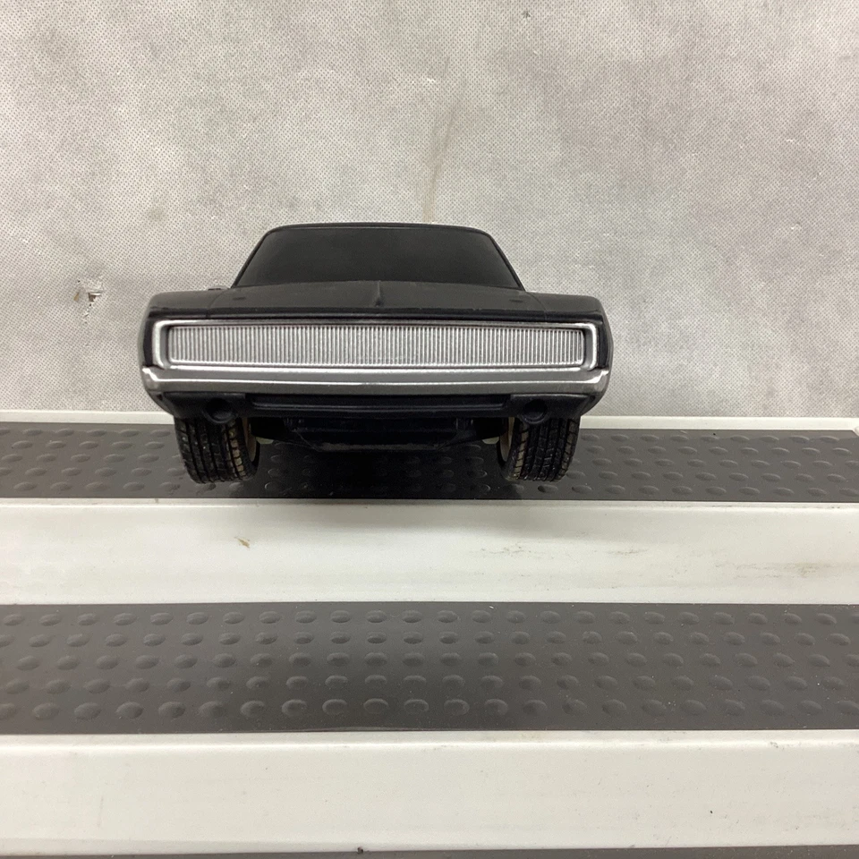 Jada Fast & Furious Dom's 1968 Dodge Charger F9 Widebody Black R/C  TESTED - Image 4 of 4