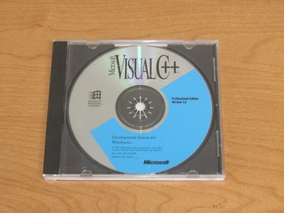 Microsoft Visual C++ Professional Edition v1.5 CD-ROM for Windows 3.1 or NT