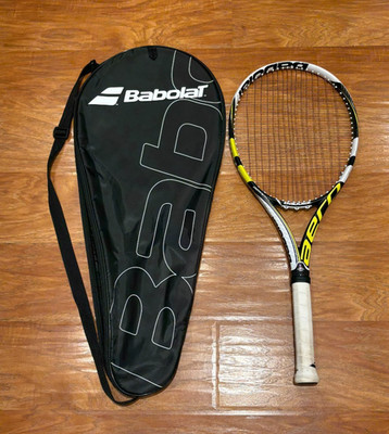 $300 Babolat Aero Pro Lite Cortex Woofer MP Midplus 100 Drive Tennis Racquet 4''