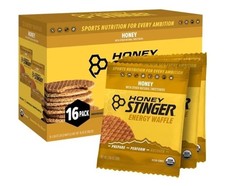 Honey Stinger Organic Honey Waffle 16.96 Ounce Pack of 16 EXP 11/2026