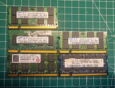 DDR2 SO-DIMM RAM Konvolut