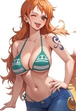 Nami One Piece Vinyl Car Decal Sticker 7  Weatherproof