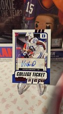 2021 Victor Dimukeje Contenders Draft Picks Auto Card Duke Blue Devils