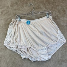 NEW 3 Pair Vanity Fair Brief Panties Perfectly Yours Lace Nouveau Sz 9 2XL Fawn