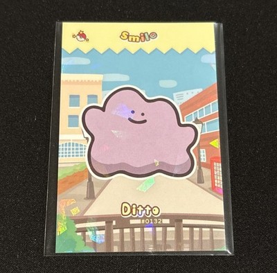 Limited Edition Full Art Rare Smile Ditto Pokemon Card Database #0132 