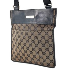 Borsa a tracolla Gucci GG Supreme in pelle nera navy 019 0348 200047