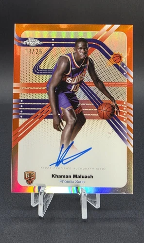 2025 Topps Chrome Khaman Maluach Next Stop Signatures (RAW)