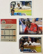 Jazz Chisholm Jr. 60 Card Lot w/ 10RC, 19 Inserts, 1 #ed - Yankees/Marlins