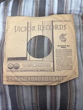  164 VICTOR Record Sleeve Only 78 Rpm 10 Inch 1938 AS IS 