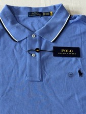 Polo Ralph Lauren Mesh Polo Shirt Blue Big  Tall Men  s 3XB NWT 125