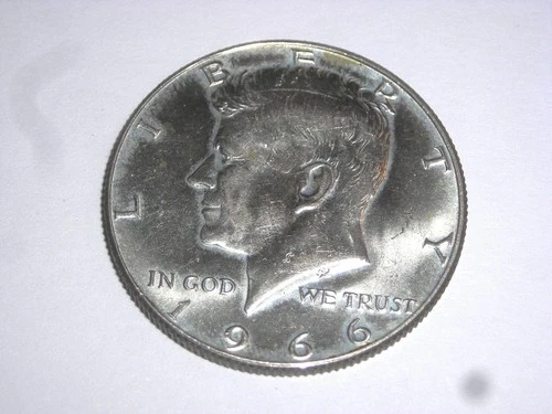 1966 - P - Kennedy Half Dollar Very Fine Condition Detailed pictures.