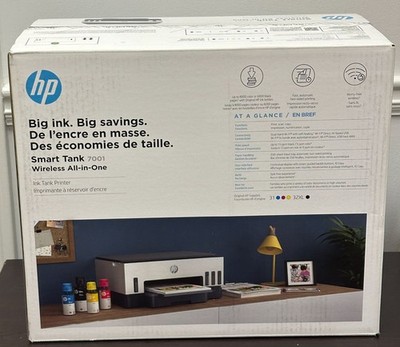 HP Smart Tank 7001 Color Inkjet All-in-One Printer Up to 2 Years of Ink Included