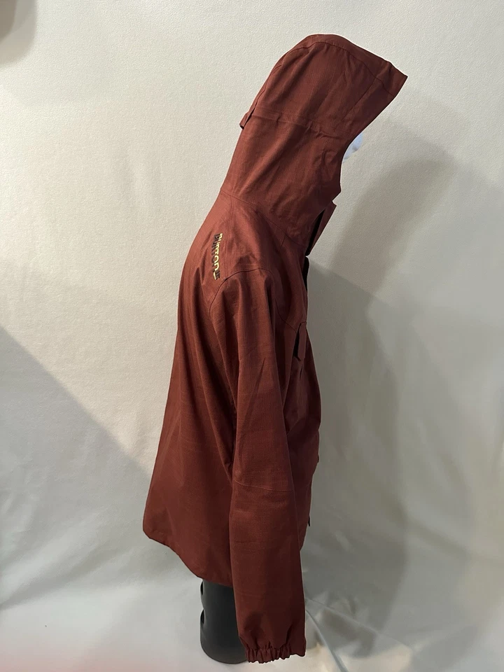 Chaqueta Burton Para Hombre Mediana Dryride Tracción Snowboard Con Capucha Bolsillos Negros Foto 2 de 4